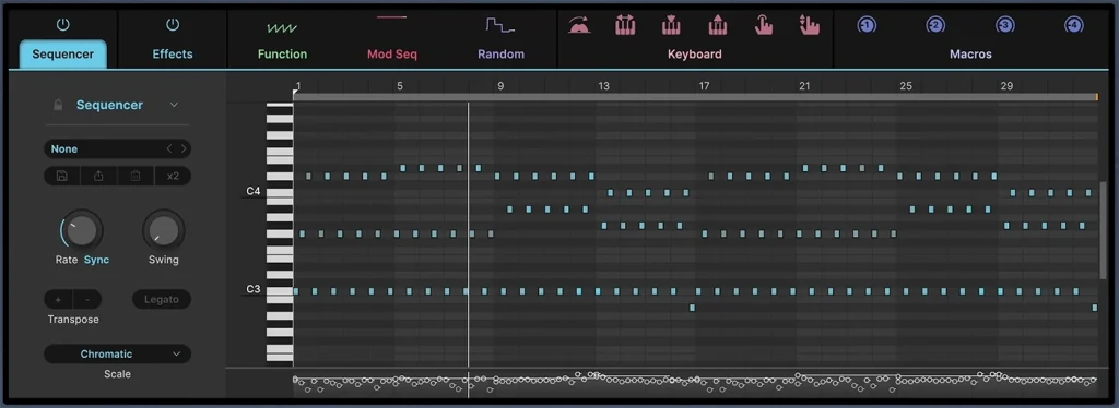 Arturia Jup-8000 V sequencer