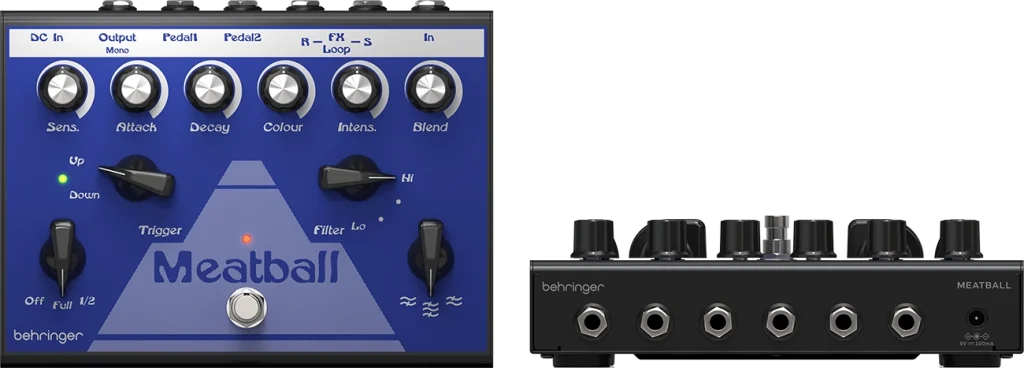 Behringer Meatball front and rear panel