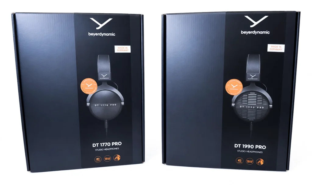 Beyerdynamic DT 1770 PRO MK II and DT 1990 PRO MK II boxes