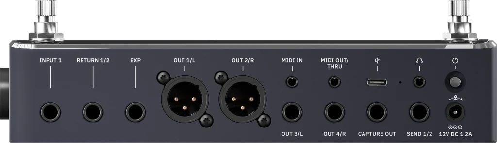 Neural DSP Quad Cortex mini rear panel