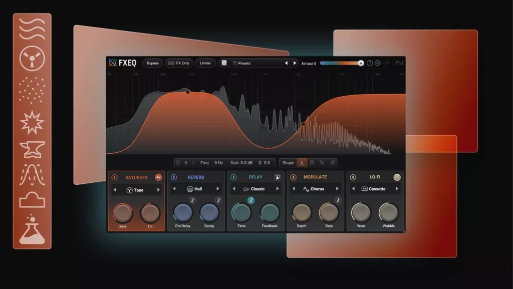 iZotope FXEQ plugin interface