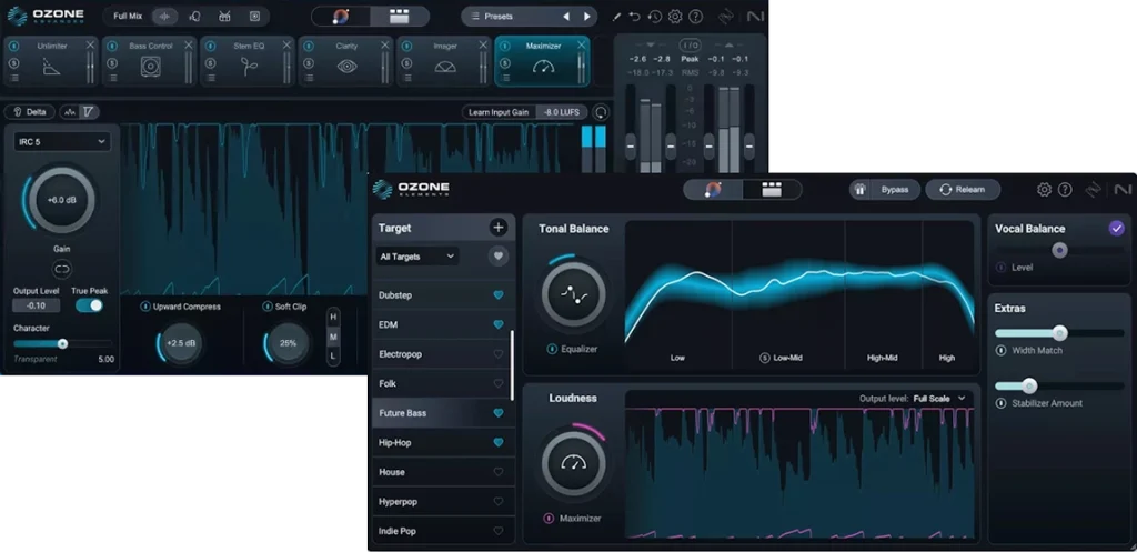 iZotope Ozone 12 interface